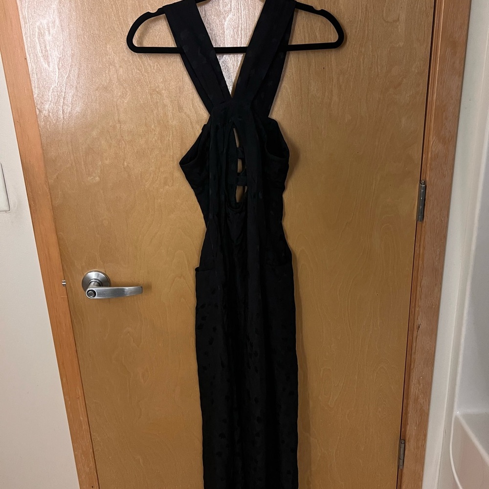Mayle Black Floral Print Patapan Dress Sz 4 Bird Brooklyn 2013 Pristine - Picture 5 of 9